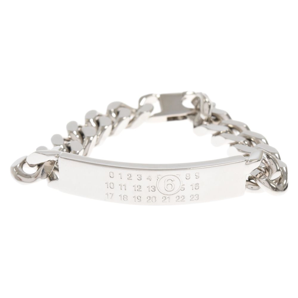 MM6 Maison Margiela チェーンブレスレット ID Maison Margiela チェーンブレスレット ID タグ (Maison