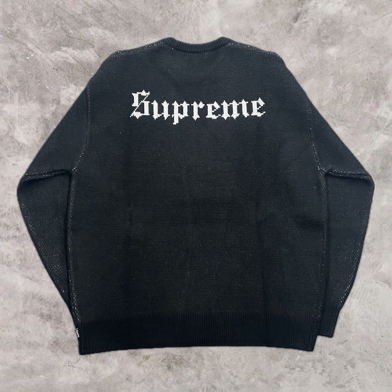 SUPREME 24FW Snow White Sweater Sサイズ BLACK Snow White Sweater 