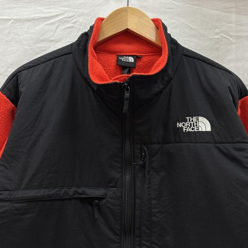 THE NORTH FACE ザノースフェイス ジャケット 上着 ジャンパー ブルゾン NA71831 DENALI JACKET フリース ナイロン コンビ スタンドカラー デナリ ジャケット 黒 赤 ブラック レッド