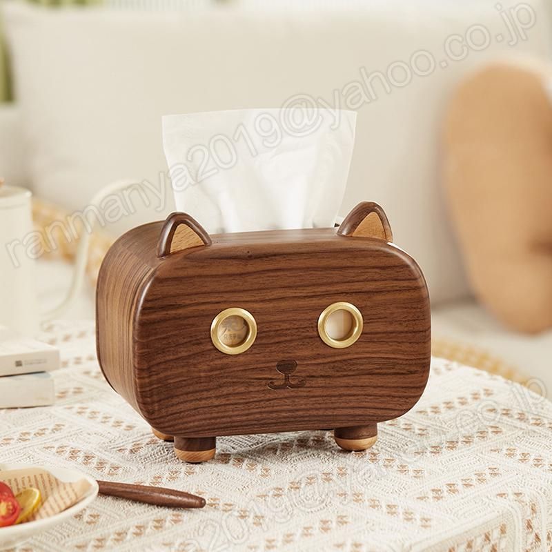ティッシュケース 木製