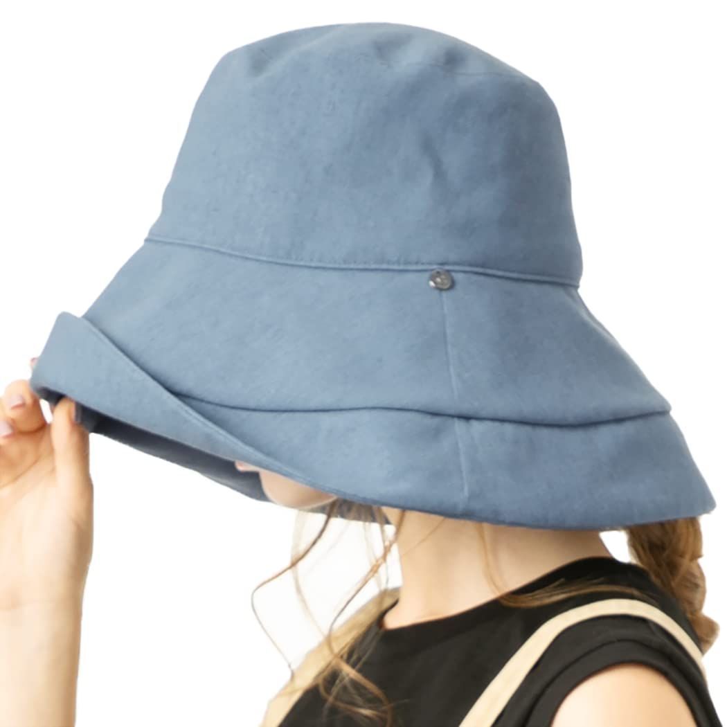 [Ｌｏｏ＆ｃ] [ルーアンドシー] 帽子 レディース 大きいサイズ つば広 接触