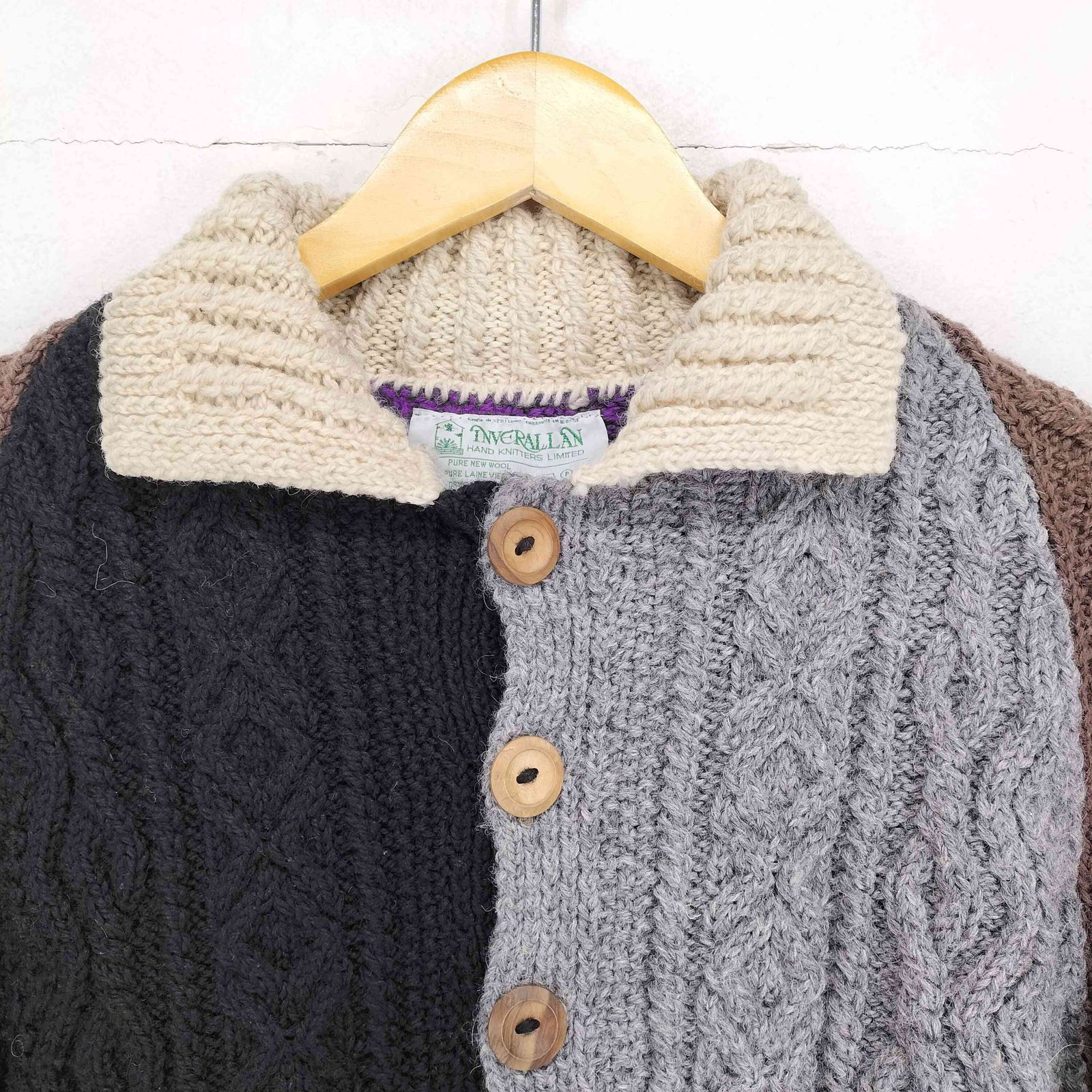 インバーアラン INVERALLAN クレイジーパターンハンドニット インバーアラン INVERALLAN クレイジーパターンハンドニット