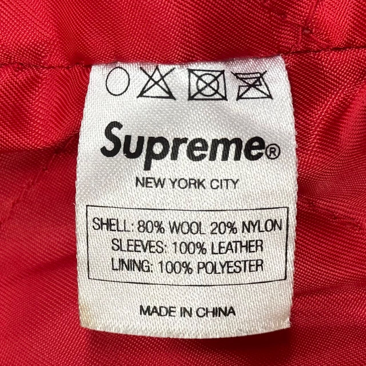 【希少】Supreme AW04 ARC LOGO VARSITY JK【紺タグ 希少】Supreme AW04 ARC LOGO VARSITY JK【紺タグ