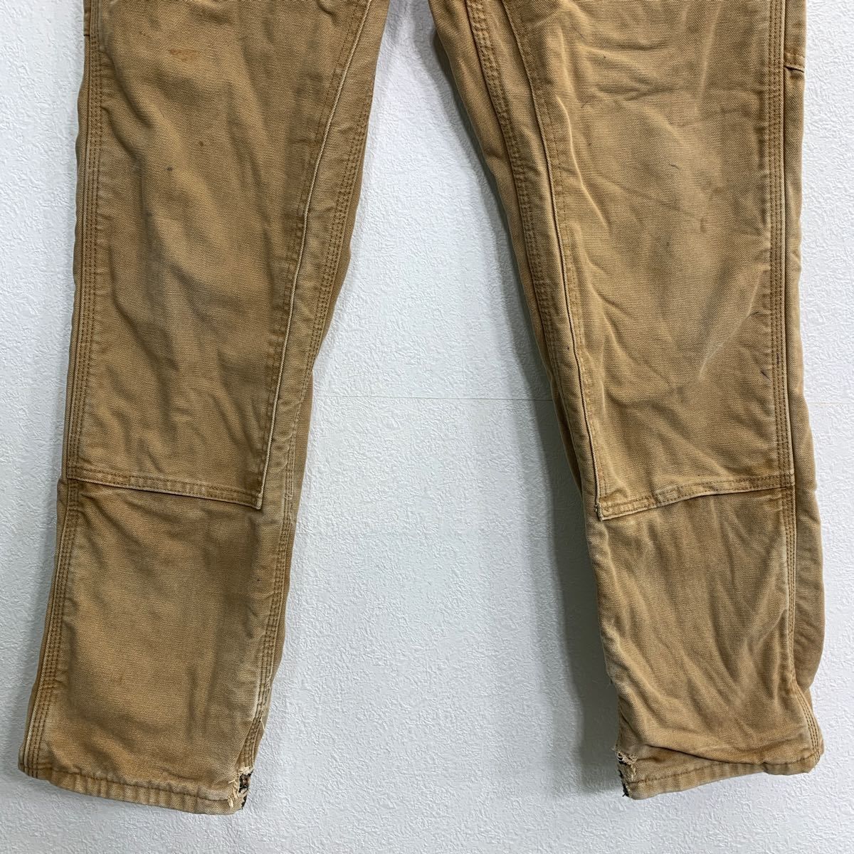 Carhartt ワークパンツ W31 カーハート ダブルニー 裏地付き ライト