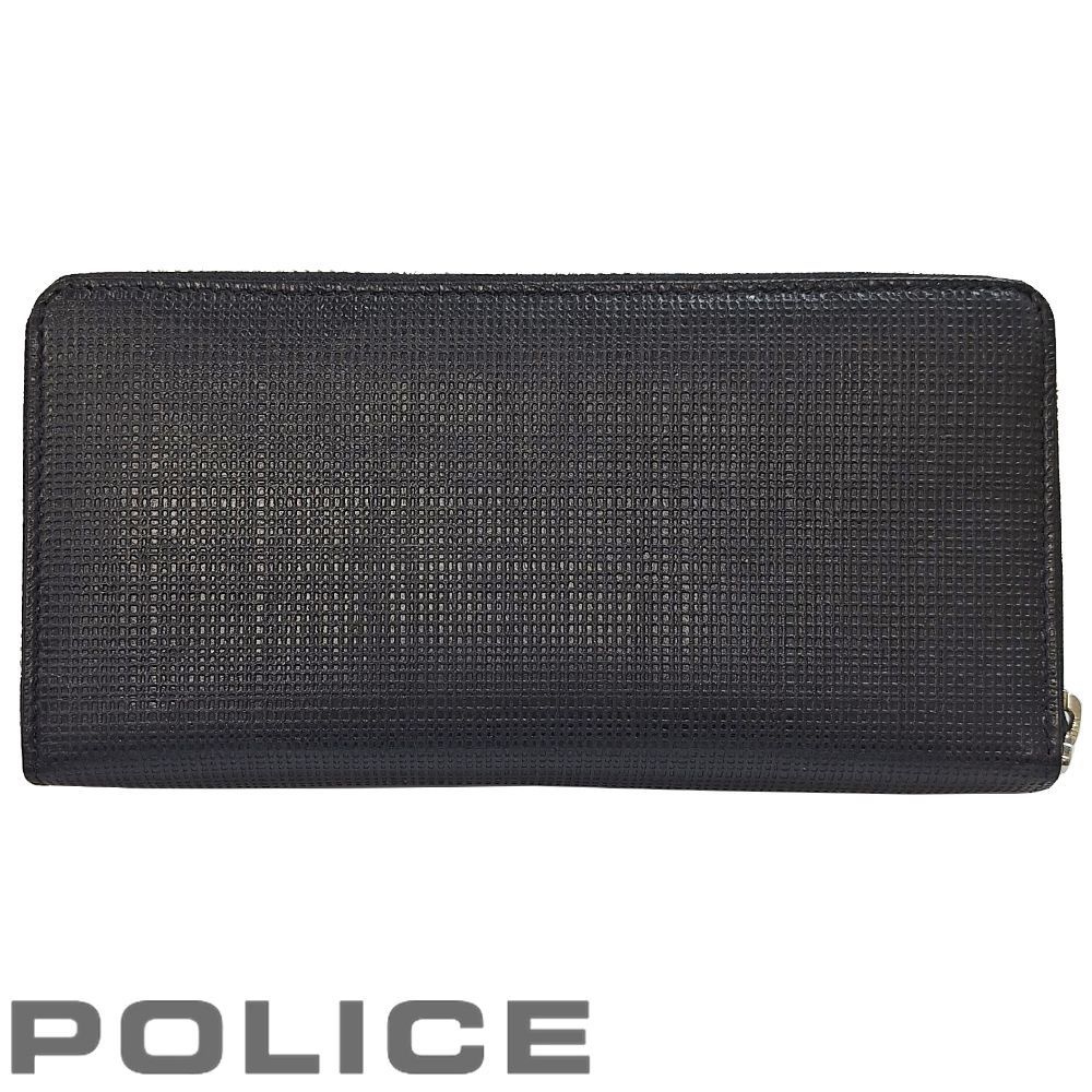 ポリス ラウンドファスナー式長財布 PA-6103 ブラック ポリス ラウンドファスナー式長財布 PA-6103 ブラック POLICE ポリス