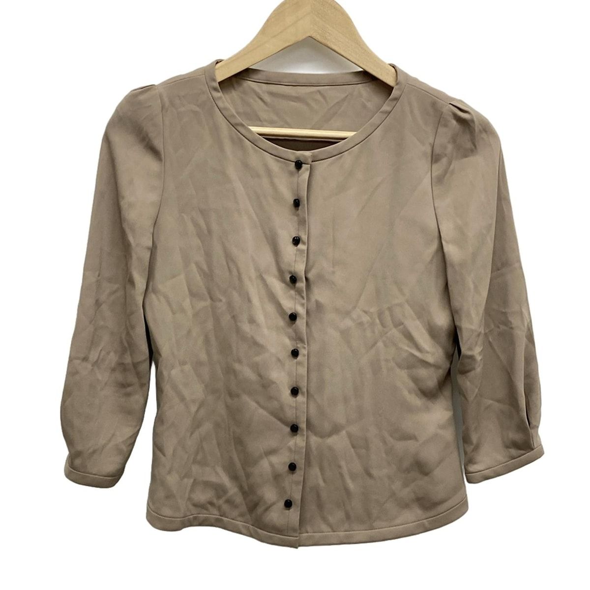 FOXEY NEW YORK フォクシーニューヨーク カーディガン サイズ38 M レディース - 29400 ライトブラウン 七分袖