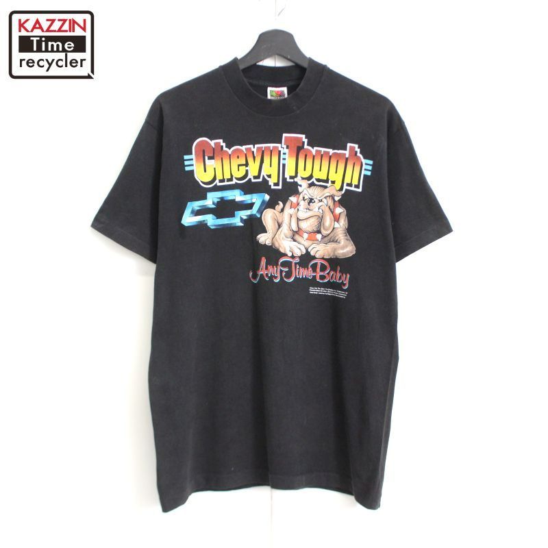 90s vintage Fruit of the Loom シボレー 半袖Ｔシャツ メンズ 表記Lサイズ