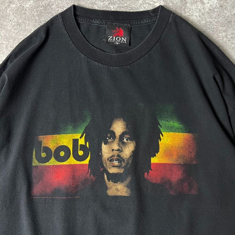 00s ZION ボブマーリー プリント 半袖 Tシャツ XL / 00年代