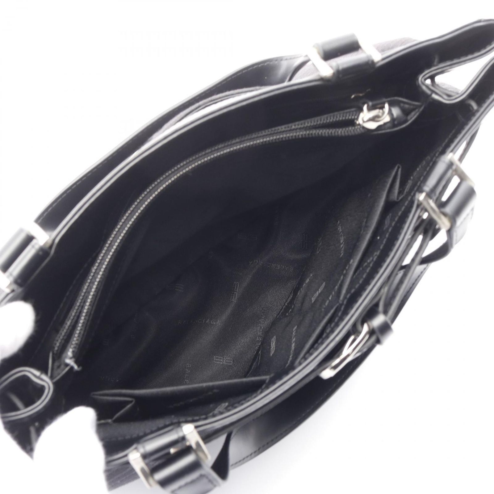 バレンシアガ BALENCIAGA トートバッグ BB柄 ブラック バレンシアガ BALENCIAGA トートバッグ BB柄 ブラック