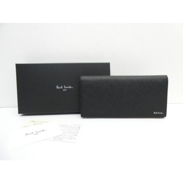 ポールスミス Paul Smith 長財布 箱付き Paul Smith 黒 長財布 Paul