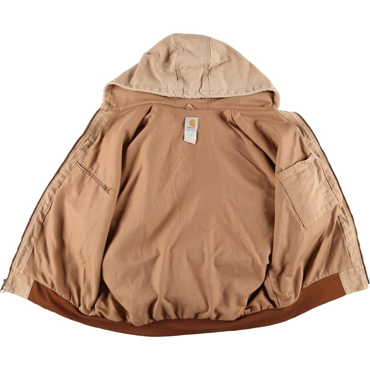 古着 カーハート Carhartt アクティブジャケット ダックフルジップ