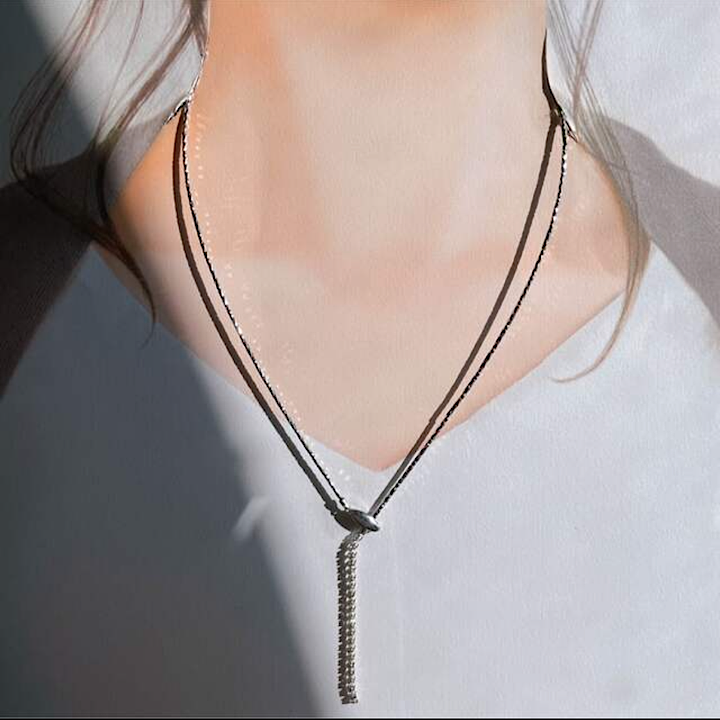 PT900/850 ダイヤモンドネックレス2way-