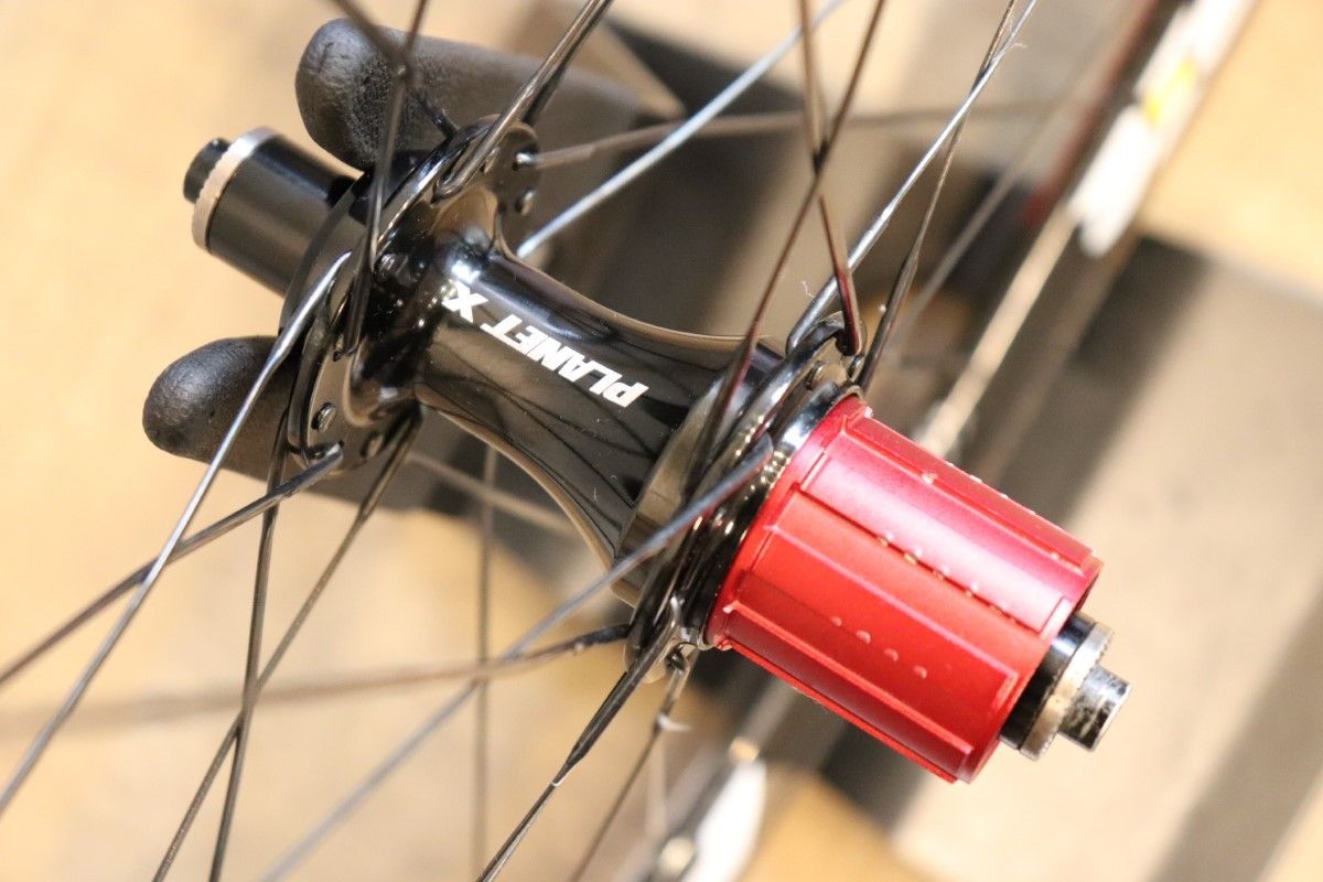 プラネットX PLANET X GURU カーボン チューブラー ホイールセット シマノ 10S 【さいたま浦和店】 ◇◇訳アリ プラネット PLANET X グル GURU カーボン チューブ