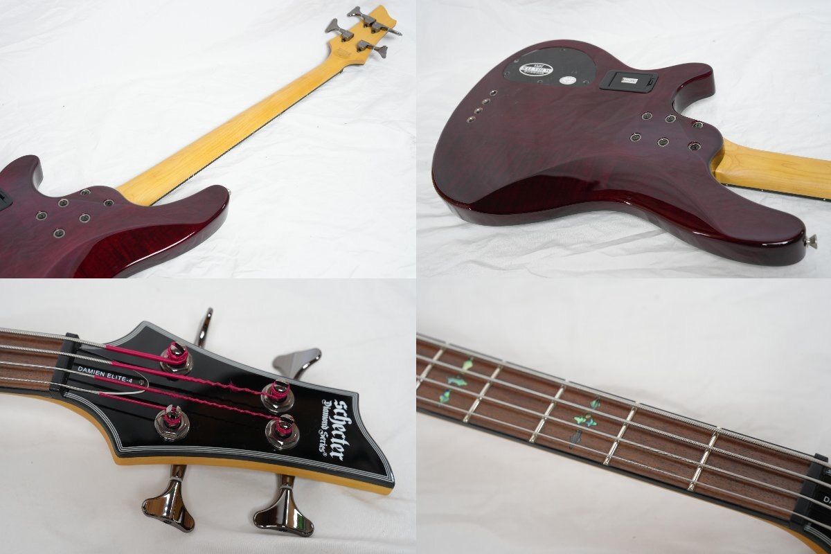 シェクター ダイアモンドシリーズ C-4 ELITE EMGピックアップ ☆Schecter☆DAMIEN ELITE-4 BCH EMGピックアップ搭載 2016年製