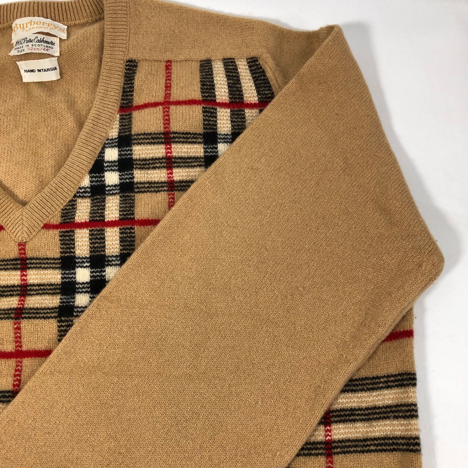 A0926-25-8 BURBERRY バーバリー ノバチェック カシミヤ