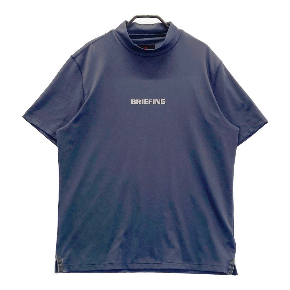 サイズ L BRIEFING GOLF ブリーフィング 2025年モデル ハイネック 半袖Tシャツ グレー系 240101540700 ゴルフウェア メンズ ストスト