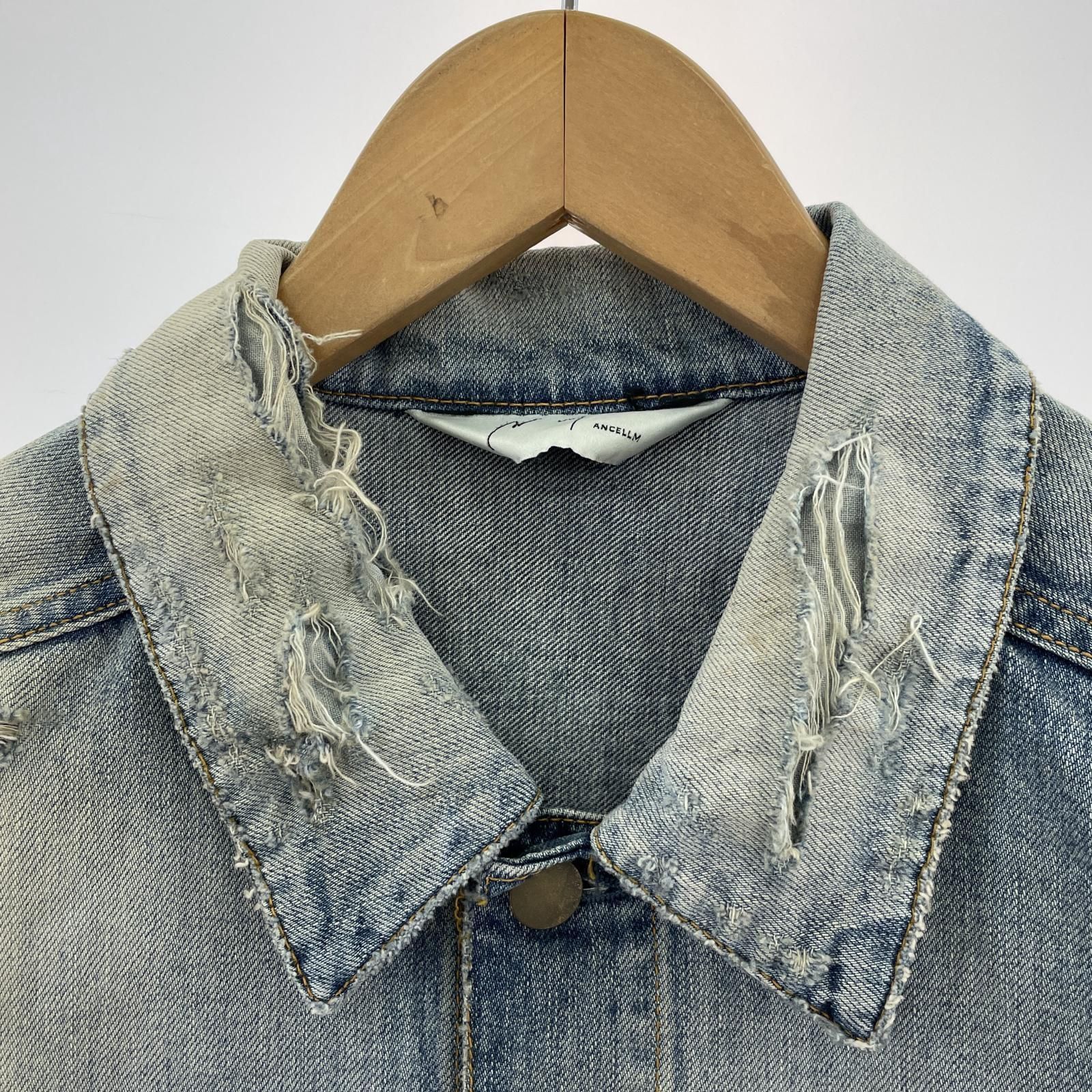 ANCELLM/CRASH DENIM JACKET/1/ANC-JK24-B - メルカリ