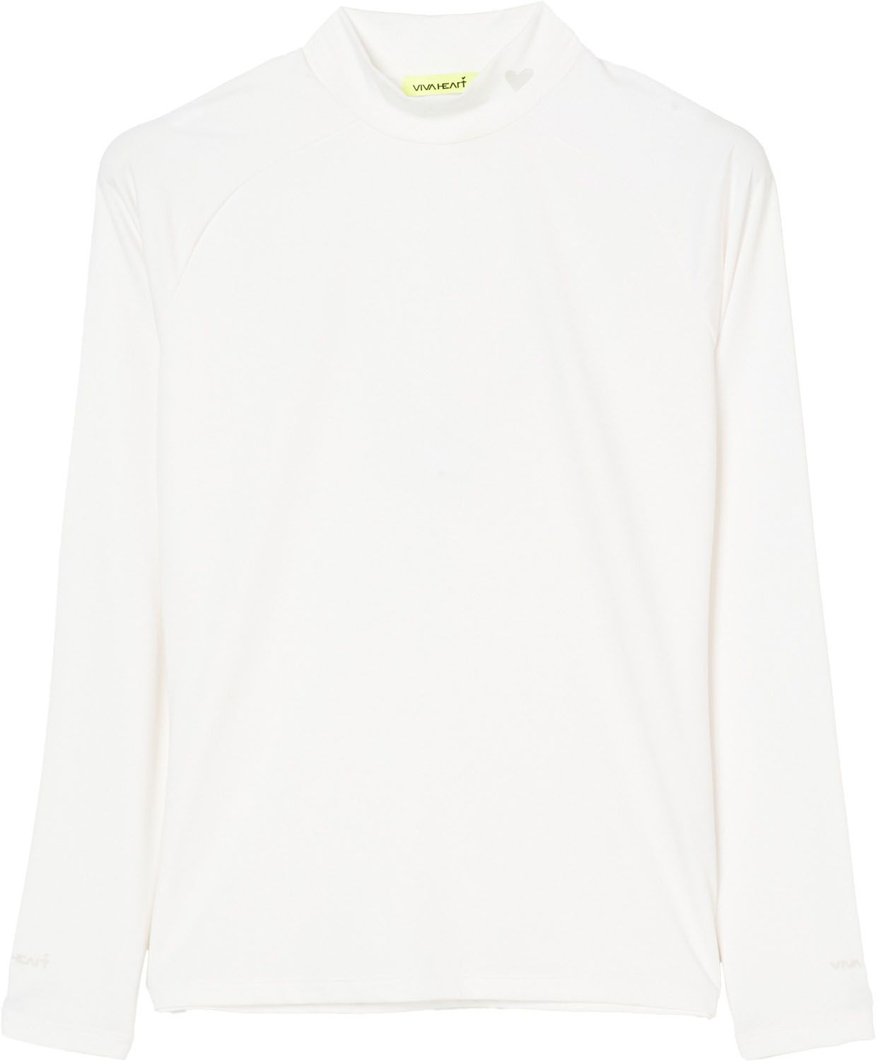 VIVA HEART ビバハート ハイネック 長袖Tシャツ イエロー系 40 [240101040158] ゴルフウェア レディース サイズ：42 VIVA HEART ビバハート ハイネック長袖Tシャツ ネイビー系