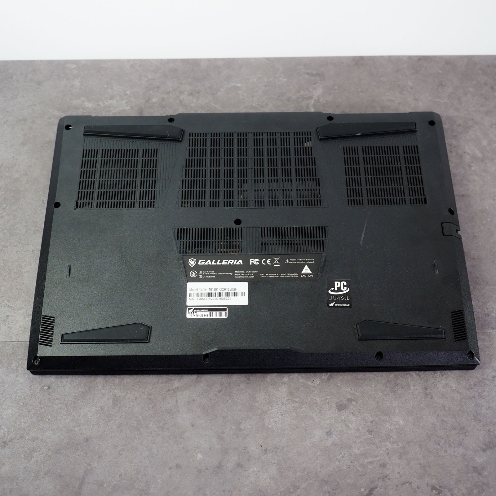 GALLERIA GCR1650GF i7 GTX1650 ゲーミングノート SSD1TB - メルカリ