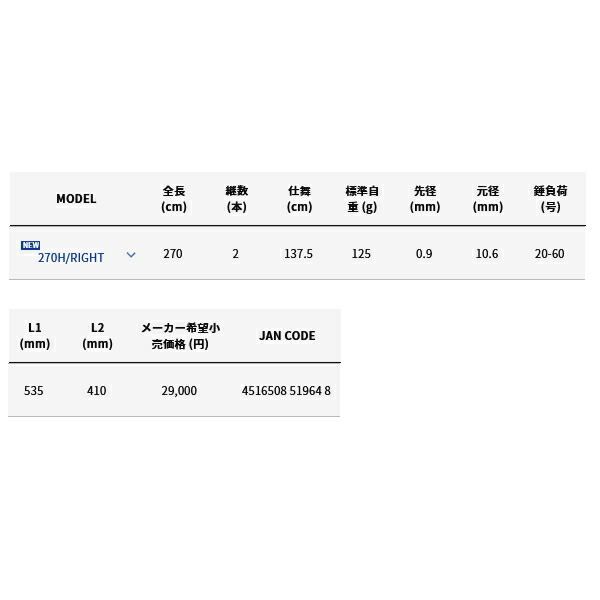  ≪ 23年 新商品 ≫ アルファタックル alpha tackle 海人 瀬戸内サビキ 270 H 右 〔仕舞寸法 137 5 cm〕 ガイド ロッドパーツ