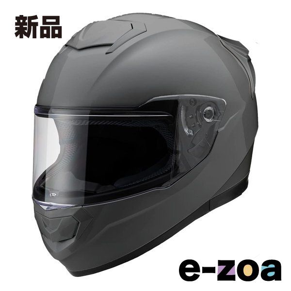 山城  YAMASIRO ヤマシロ バイク用 フルフェイスヘルメット グロスグレー Mサイズ  57~58  全排気量対応 YH-002GGYM (2511154)