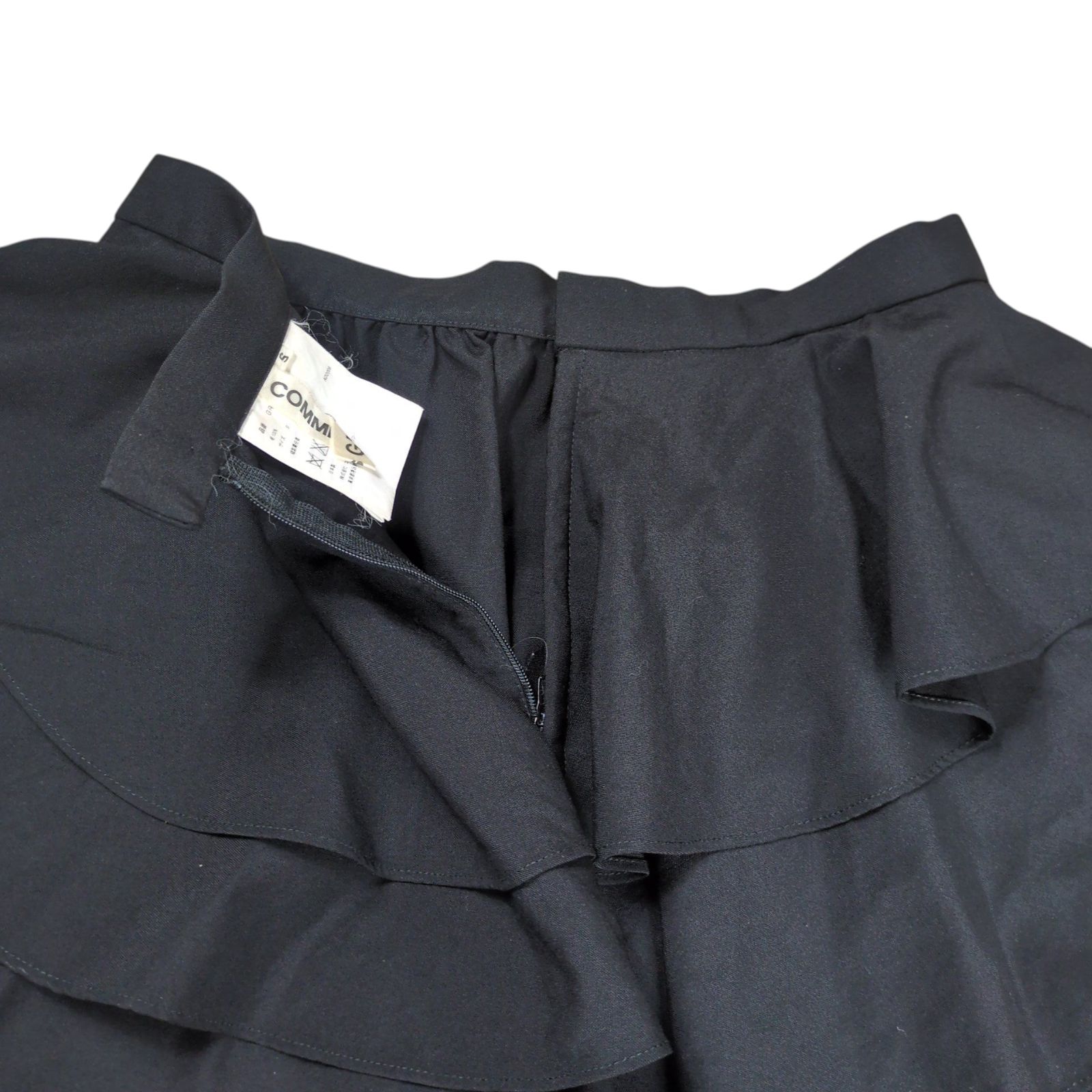COMME des GARÇONS フリル巻スカート レイヤードパンツ リネン混 ジュンヤワタナベ コムデギャルソンJUNYA WATANABE COMME des