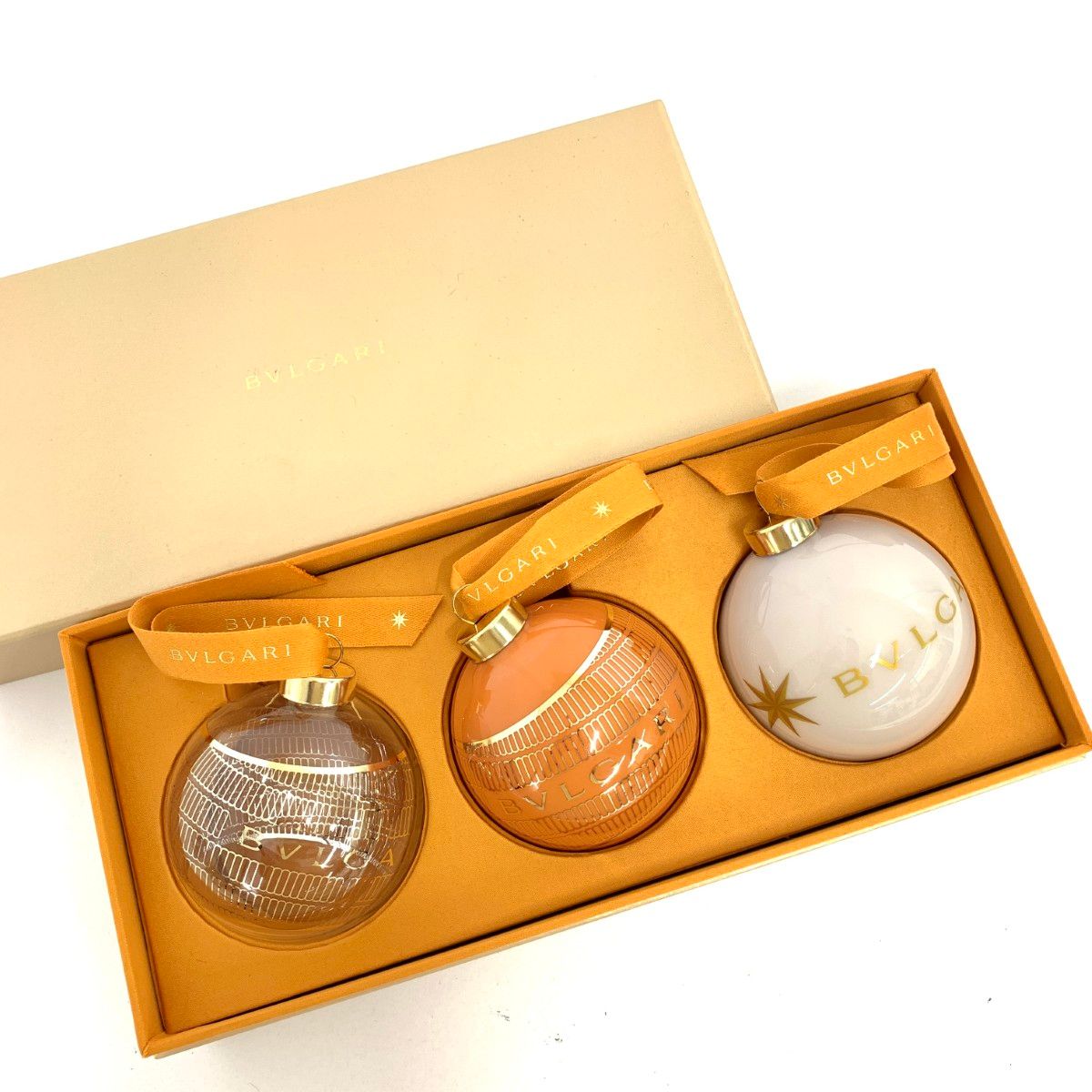 新品未使用 BVLGARI クリスマス オーナメント 3個セット BVLGARI ブルガリ クリスマスオーナメント3個セット ノベルティ