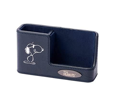 【新品・5営業日で発送】茶谷産業(Chatani) スヌーピー スマホ＆メガネスタンド ネイビー 151-240570NV 「ピーナッツ(PEANUTS)」 W16×D5.5×H9cm