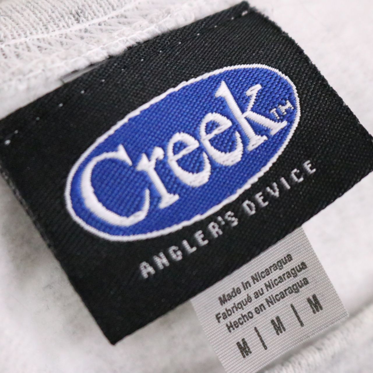 【中古A】Creek クリーク M メンズ スウェット logo sweatshirt グレー 中古A 古着 中古A】Creek クリーク M メンズ スウェット logo sweatshirt グレー
