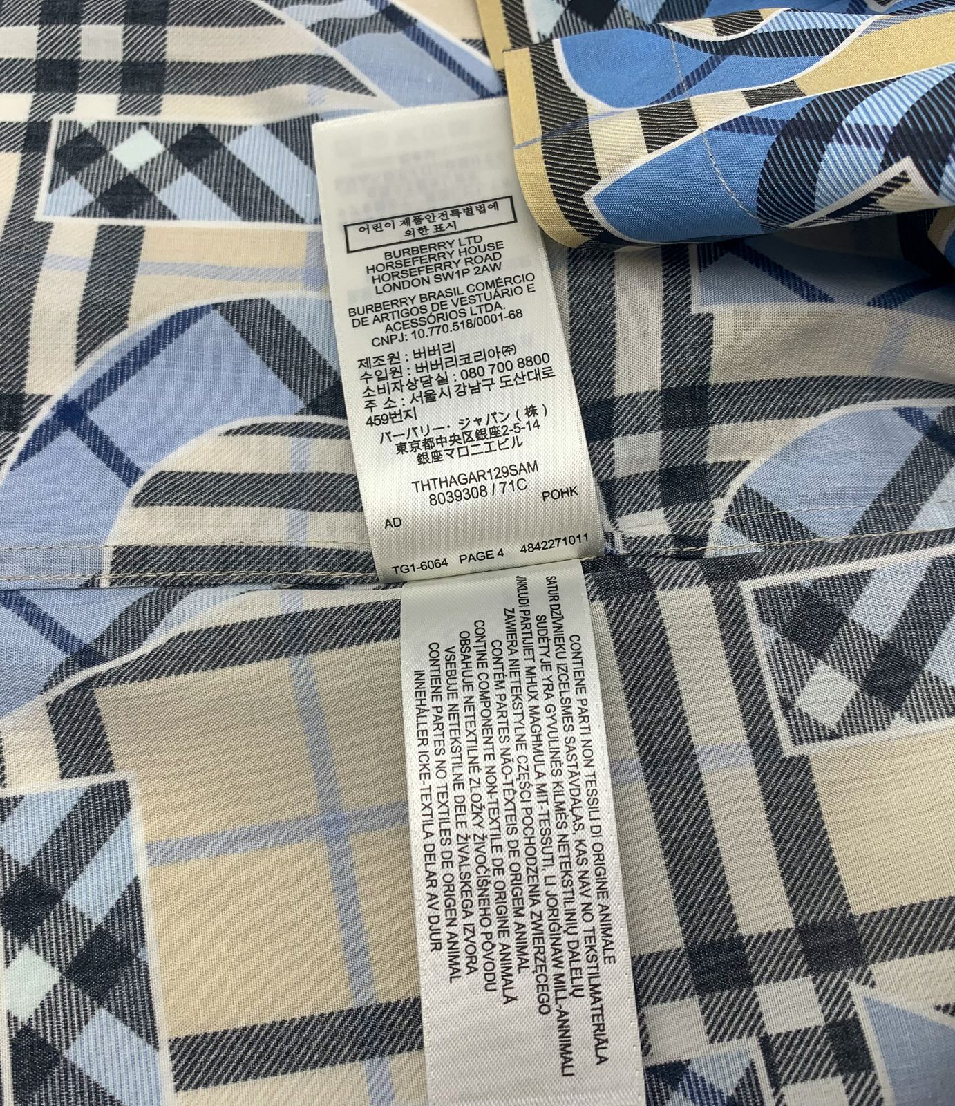 Burberry hotsell origen brasil