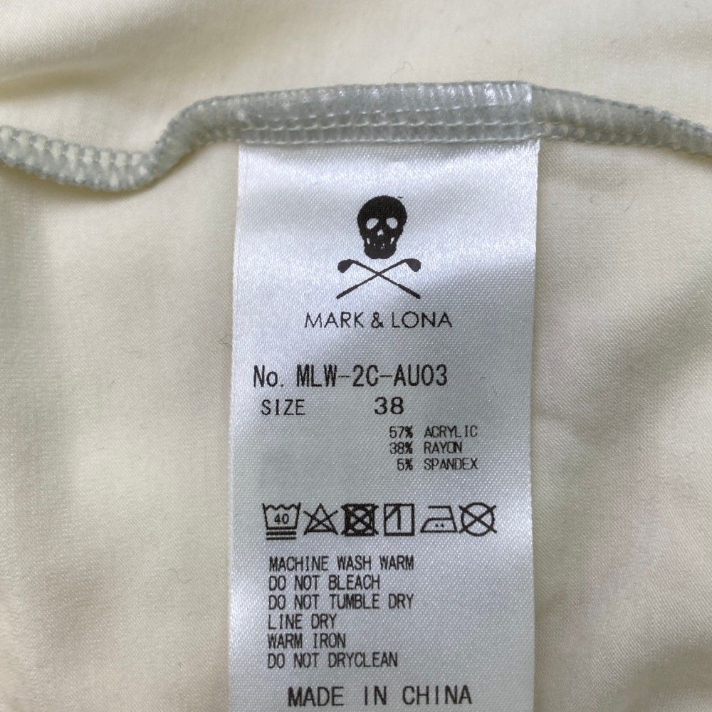 サイズ：38 MARK&LONA マークアンドロナ 微起毛 タートルネック 長袖T  