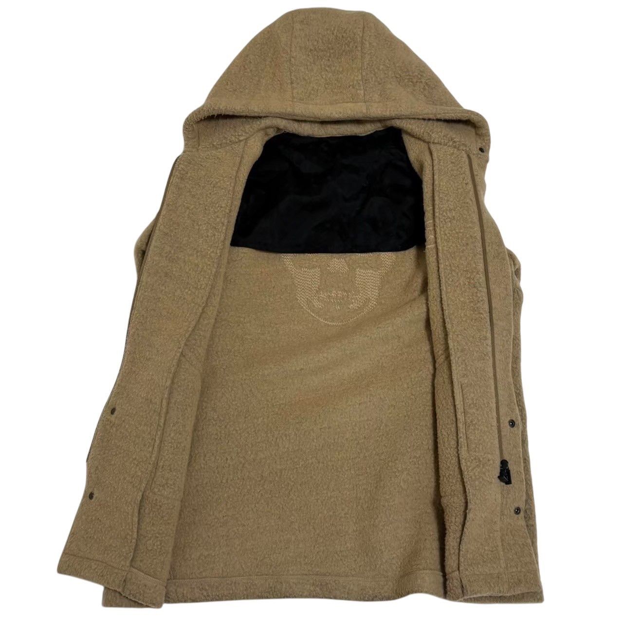 ルシアン　ペラフィネ　フリースフード付きコート　ベージュ ルシアン ペラフィネ フリースフード付きコート ベージュ 【公式通販】