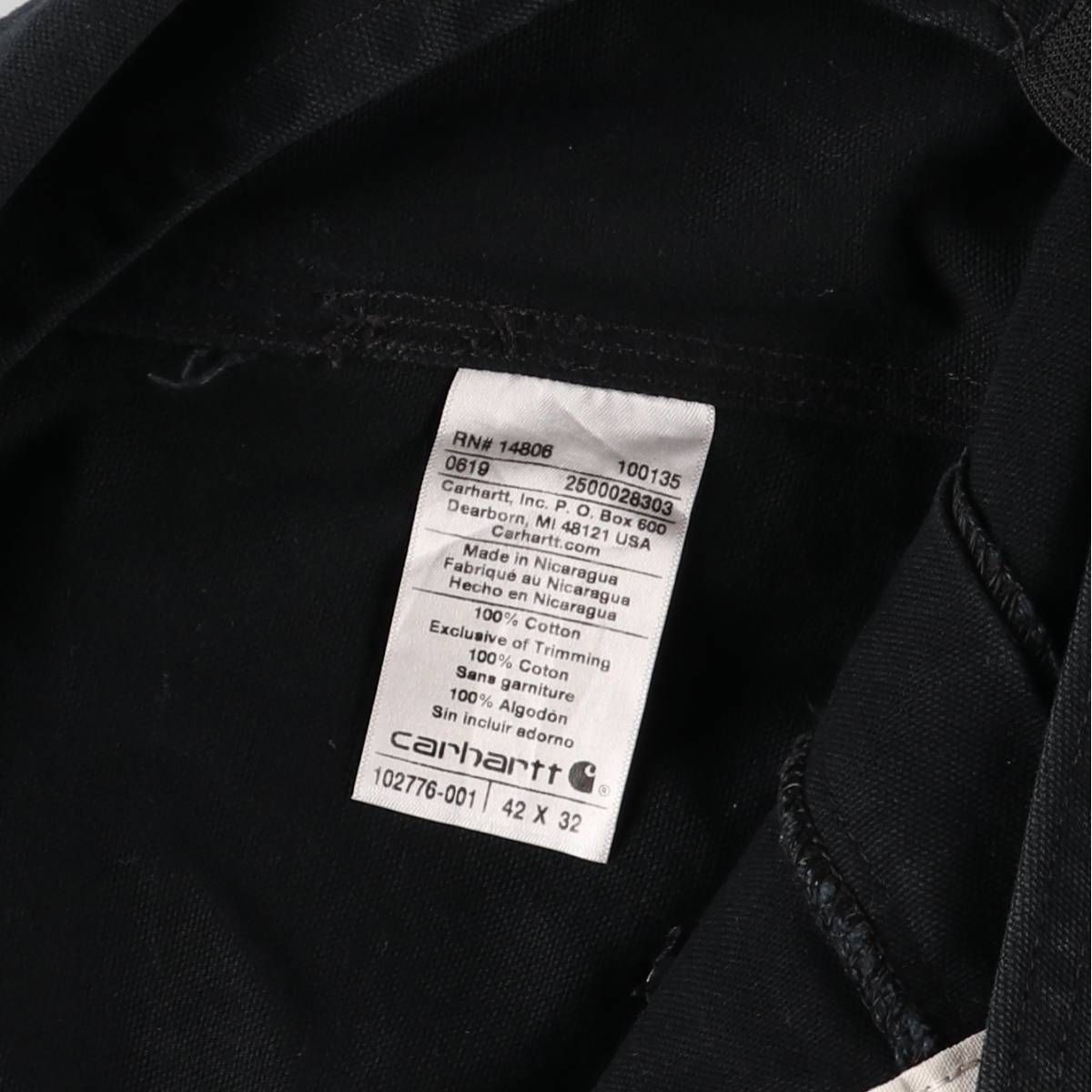 古着 カーハート Carhartt ダブルニー ダック オーバーオール メンズw47相当 eaa583957 KIN-KAAI_COM