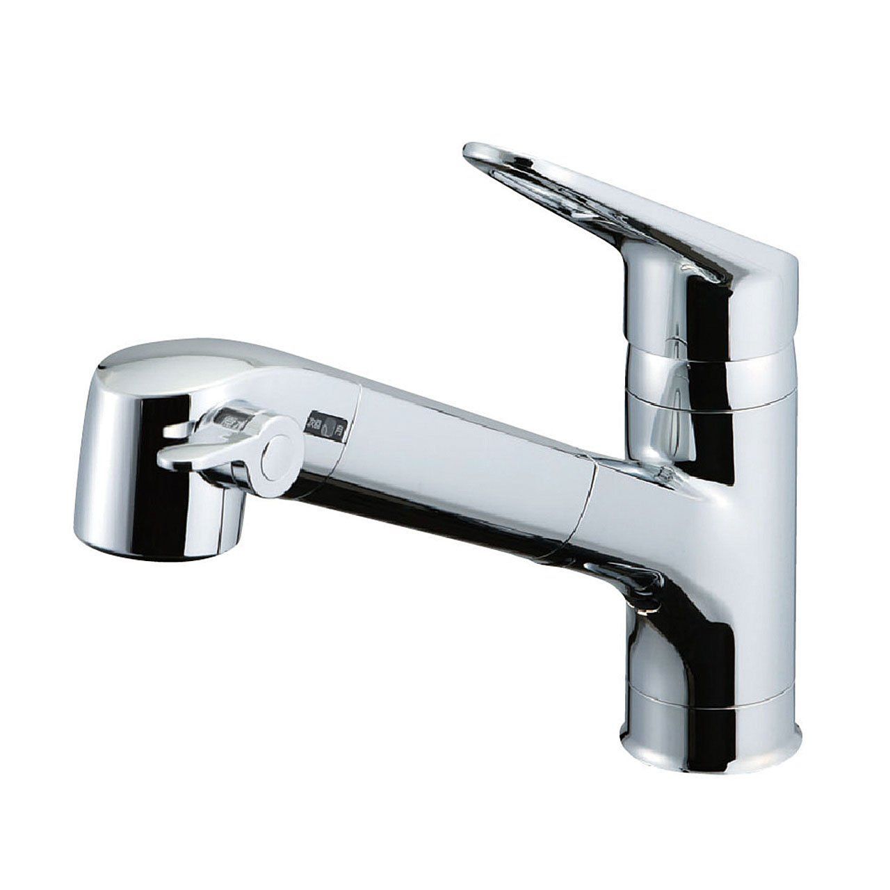 LIXIL(リクシル) INAX キッチン水栓 浄水器内蔵シングルレバー混合水栓 ハンドシャワー付 寒冷地用 [RJFー771YNA] (水栓 + 浄水カートリッジ 1本) 蛇口 PFAS/PFOS/PFOA除去対応 アルミニウム 樹脂 研磨 