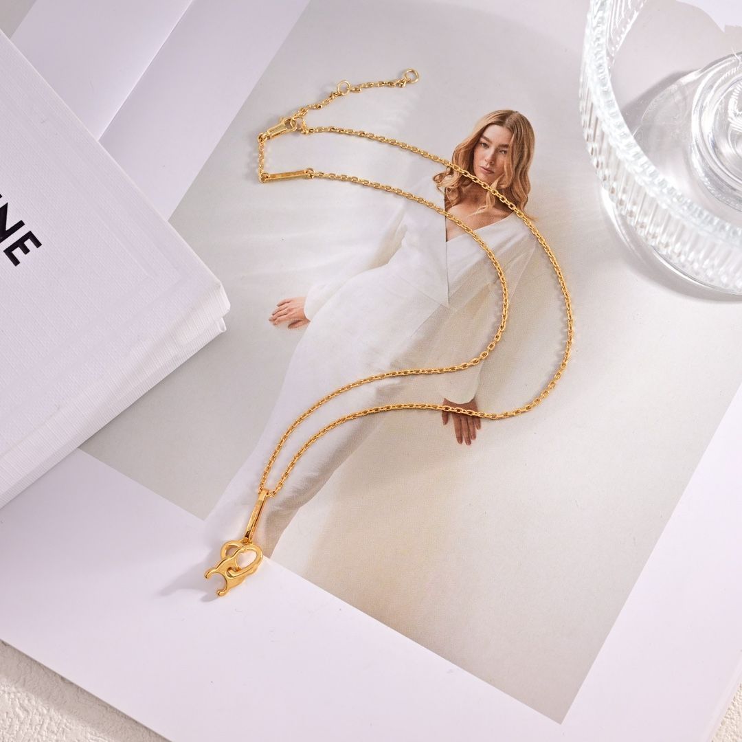 Celine】セリーヌ 新作ゴールドジュエリーセット - 高級感溢れる 