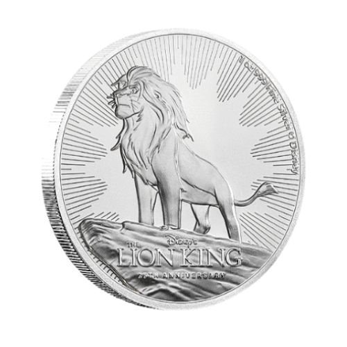 ディズニー ライオン・キング銀貨　1オンス 2019年、2020年製 セット ディズニー ライオン・キング銀貨1オンス 2019年、2020年製 セット