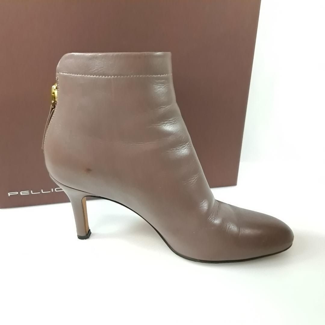 美品 ペリーコ PELLICO TAXI ショートブーツ バックジップ 三尋