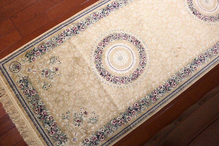 玄関マット ペルシャ柄絨毯79×154新品 カーペット ランナー ランナー ペルシャ柄絨毯 67×240 新品未使用 ラグ カーペット
