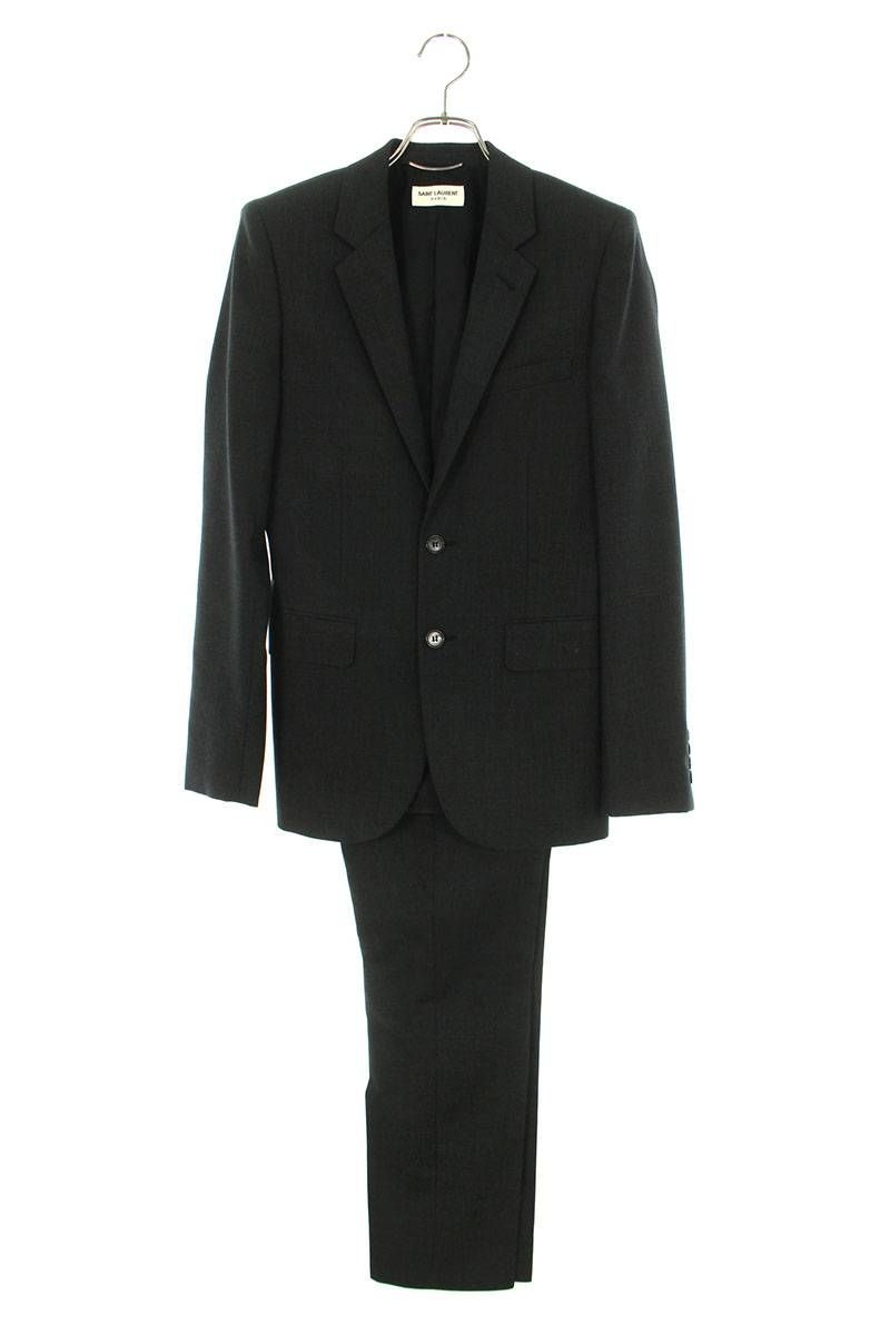 サンローランパリ 15AW 398837 Y824J グレンチェック 2Bノッチドラペル 