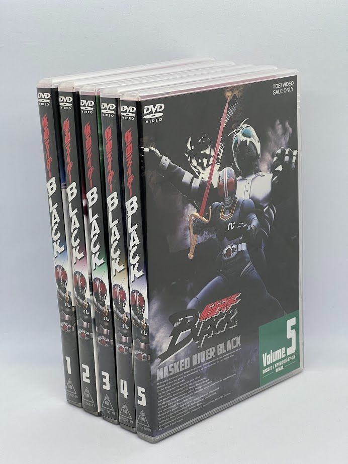 全巻セット】DVD 仮面ライダーBLACK ブラック 全5巻セット - メルカリ