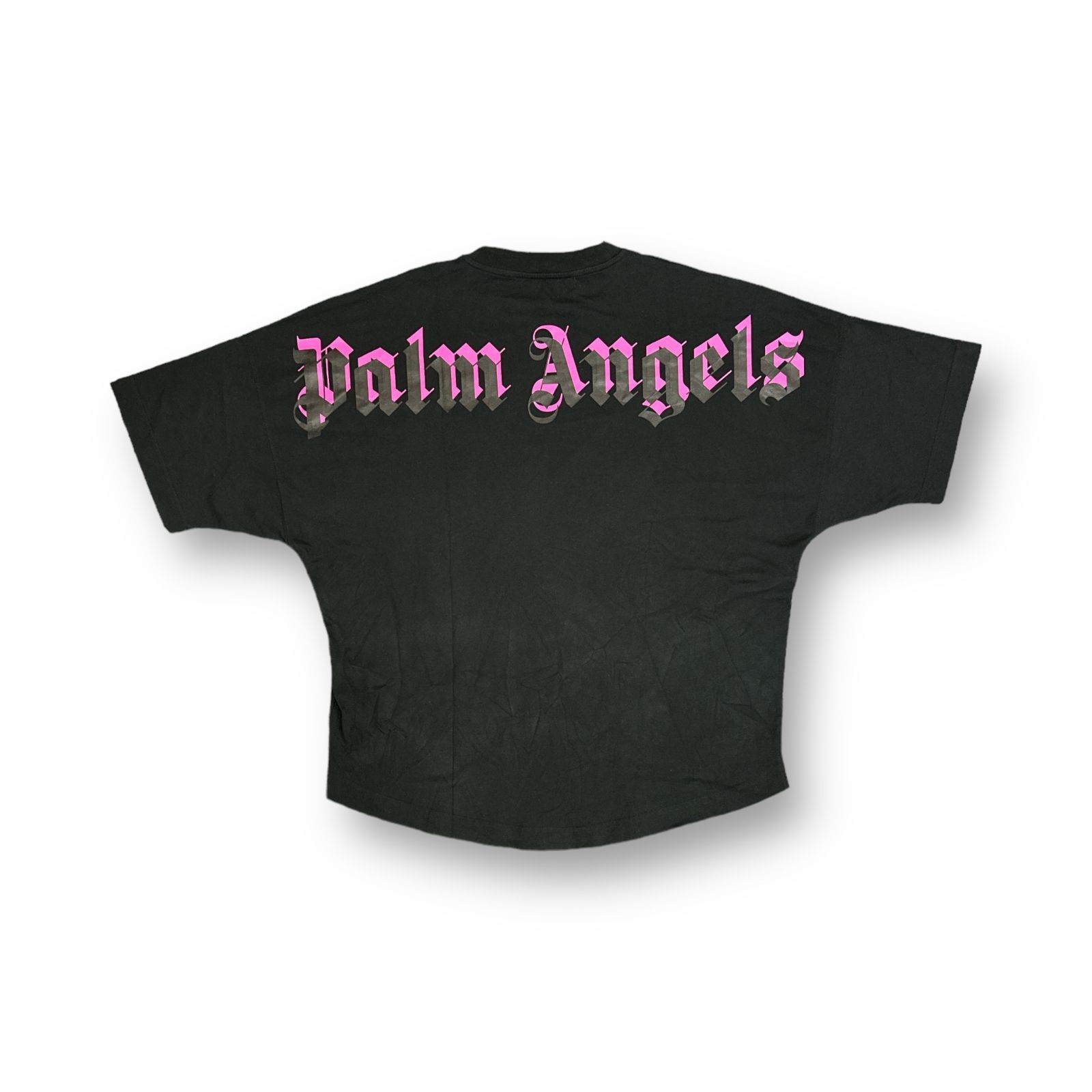 国内正規 Palm Angels バックロゴプリント オーバサイズ Tシャツ