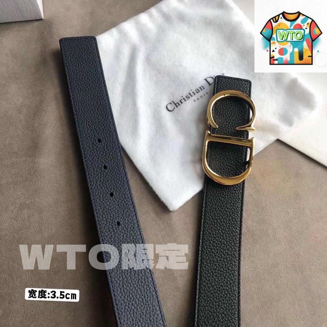 Dior ダブルDバックル ベルト 今日特価】Dior ディオール ダブルフェイス ベルト - メルカリ