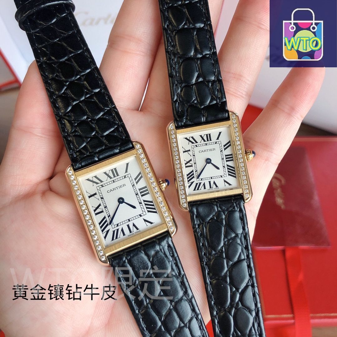 カルティエ　クォーツ　レザー　時計 CARTIER カルティエ タンク ソロ レディース腕時計｜スイス製