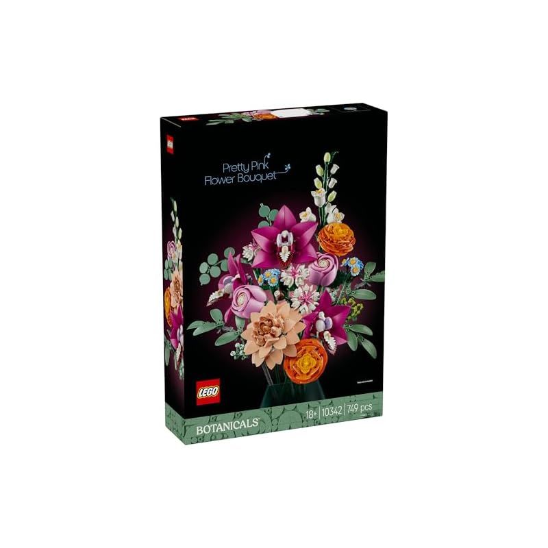 レゴ LEGO ボタニカル ピンクのブーケ おもちゃ 玩具 誕生日 プレゼント ブロック 母の日 父の日 男性 女性 花束 造花 飾り インテリア オシャレ 母 父 1