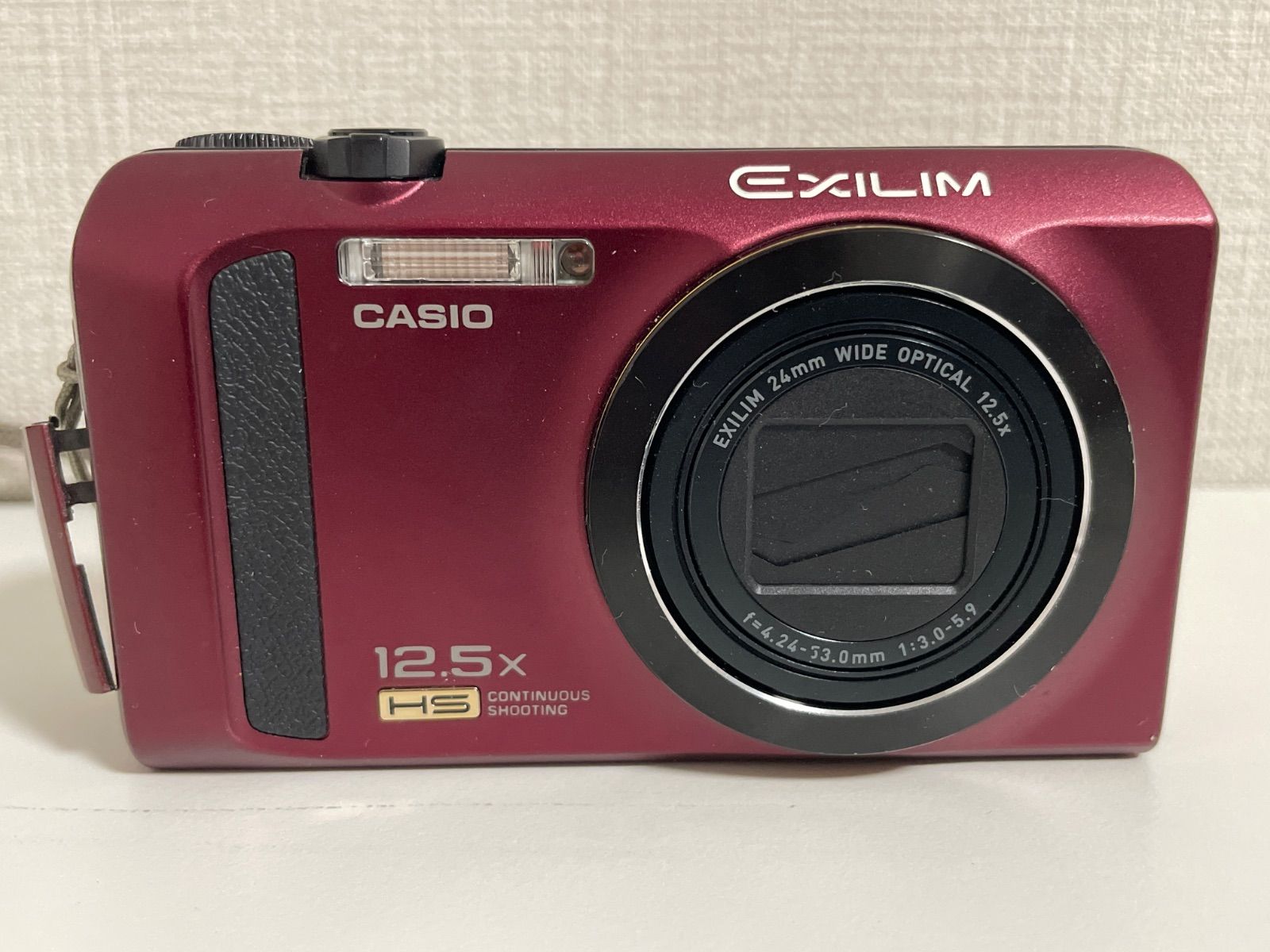 【美品・返品保証】カシオ　CASIO EXILIM EX-ZR310 レッド 動作確認済 CASIO EXILIM EX-ZR310RD レッド