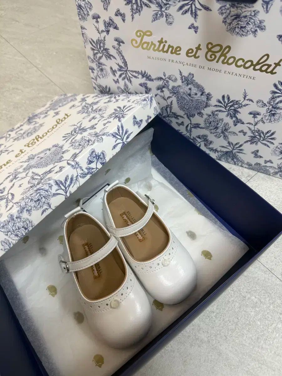  タルティーヌチョコレート メアリー ジェーン 靴 150 白 その他 キッズシューズ