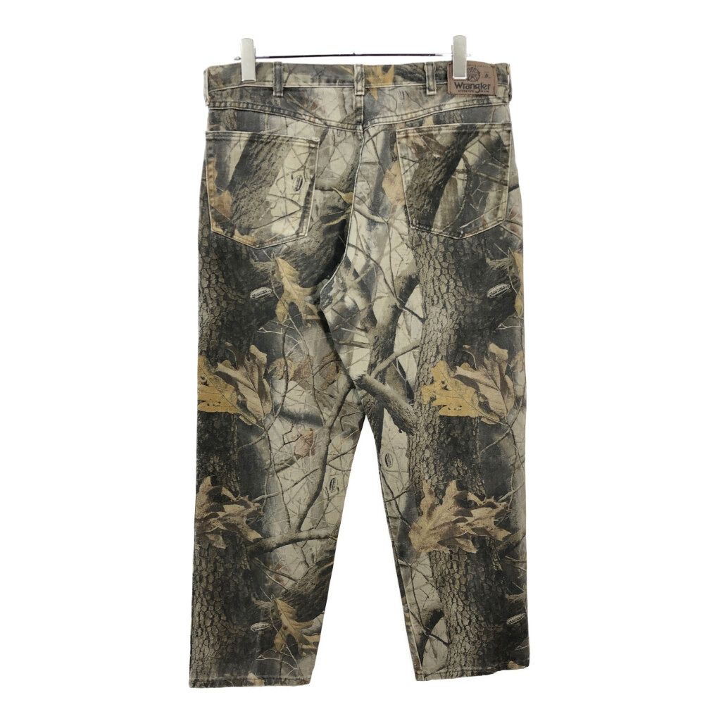 00年代 Wrangler ラングラー リアルツリーカモ ダブルニー ハンティングパンツ メンズ W36 L30 古着 V6402