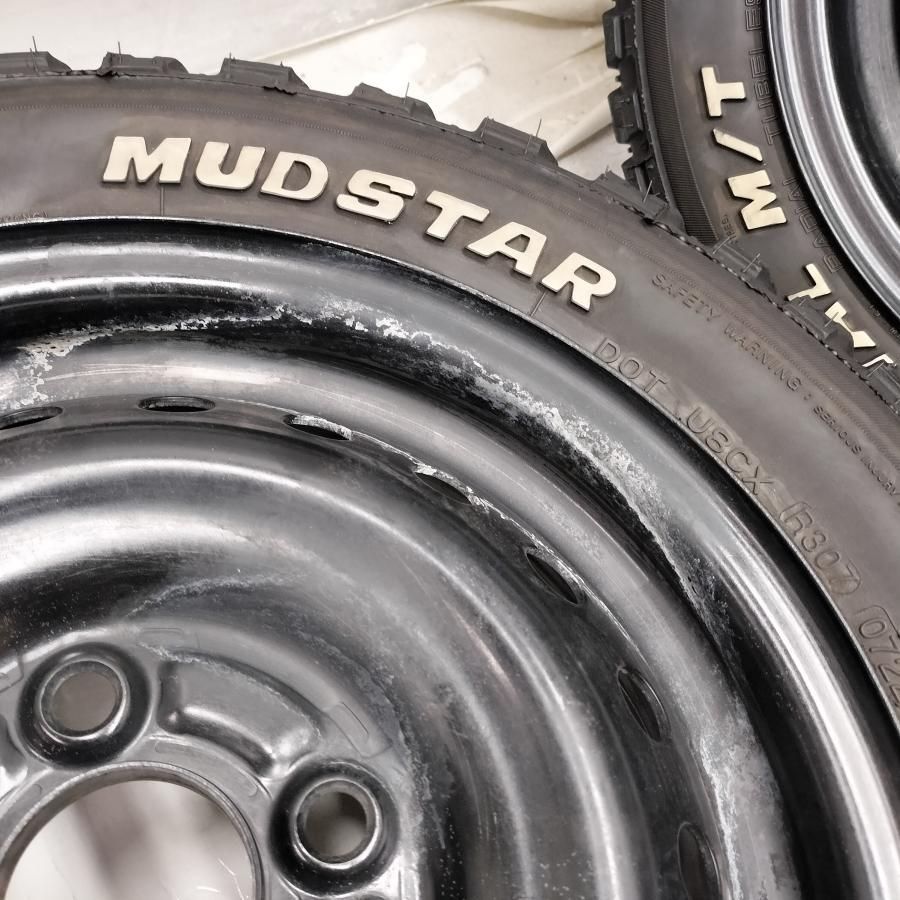 ◆本州・四国は送料無料◆ ＜オフロード ＆ ホイール 4本＞ 165/65R14 MUDSTAR '22年 14X4.5J ホンダ 純正 4H -100 軽自動車に！ ゴツゴツ！   中古