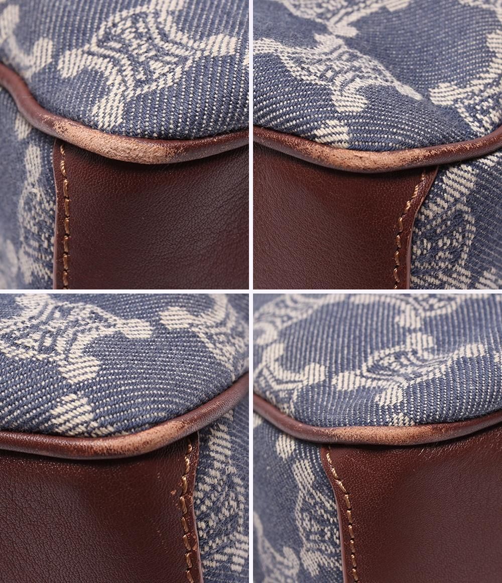 【値下げ⭐️中古】セリーヌ　CELINE ブギーバッグ　パリマカダム　ハンドバッグ CELINE セリーヌ マカダム ブギーバッグ デニム ハンドバッグ