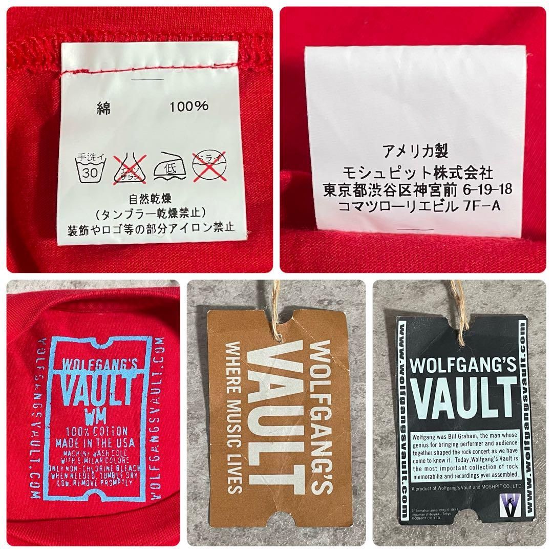 未使用タグ付き USA製 WOLFGANG'S VAULT ジミヘンドリックス デッド T
